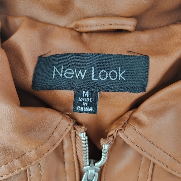New Look Faux Leather Jacket. Size Medium. New without tags. - Picture 7 of 7